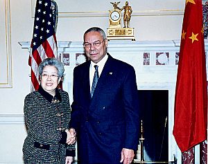 Colin Powell Wu Yi