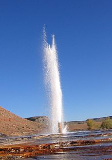 Eruption of Crystal Geyser