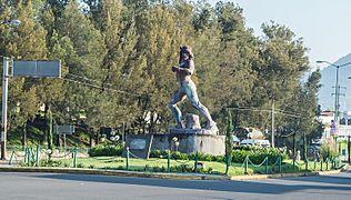 Estatua-Tlahuicole---Ciudad-de-Tlaxcala