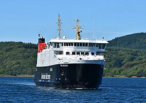 Finlaggan approaching Kennacraig