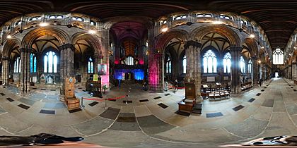 Inside Glasgow Cathedral