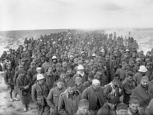 Italian soldiers taken prisoner during Operation Compass