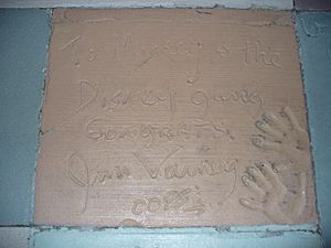 Jim Varney (handprints in cement)