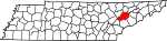 State map highlighting Knox County