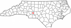 Location in the U.S. state of North Carolina