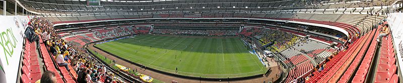 Panorama Estadio Azteca football game Club America