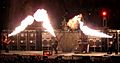 Rammstein-flamethrowers