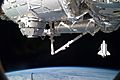 STS-130 Endeavour flyaround10