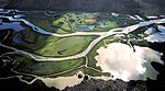 River delta, look from above