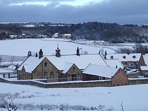 School, Pit Village, Beamish Museum, 20 December 2009