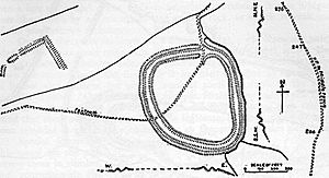 Tickenham Camp Somerset Map