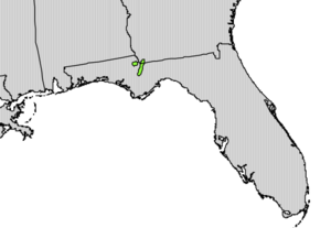 Torreya taxifolia range map.png