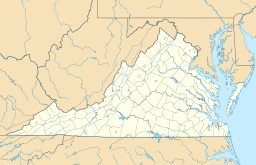 Location of Lake Drummond in Virginia, USA.