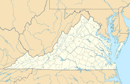 Location of Lake Manassas in Virginia, USA.