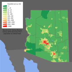 Arizona population map.png