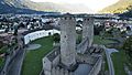 Bellinzona from above. Castle Grande 060622