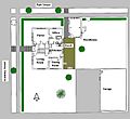 Bloch House site plan