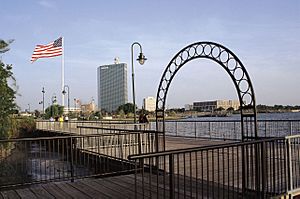 Boardwalk at Lake Charles, Louisiana