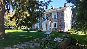 Front view of the Brubacher House.