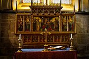 C E Buckeridge altar at Salisbury Cathedral