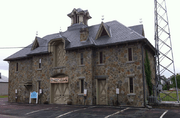 Carriage house behind Jackson mansion