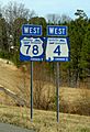 Corridor X shields along future Interstate 22 in Alabama