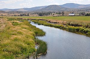 Crooked river near Post