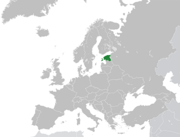 Location of Estonia