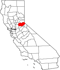 Location in the state of California