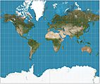 Mercator projection SW