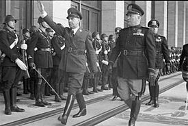 Mussolini and Pavelic 1941