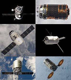 Progress-HTV-Dragon-ATV Cyngus Cygnus-extended Collage