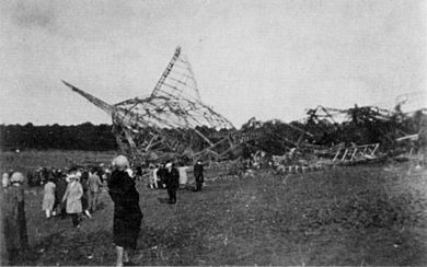 R101 wreckage