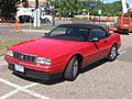 Red closed Cadillac Allante fl