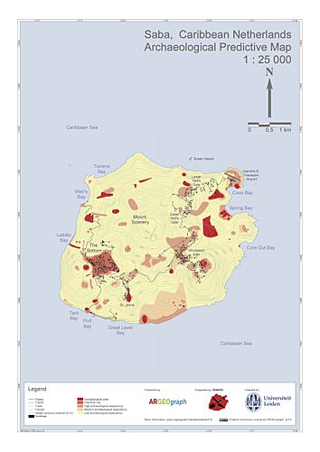 Saba Archaeological Map