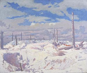 Schwaben Redoubt by William Orpen IWM Art.IWM ART 3000