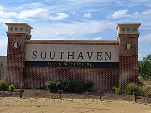 Southaven Top Of Mississippi Brick Sign 2.jpg