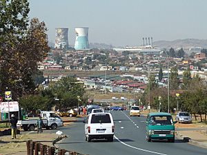 Orlando Towers in the Orlando suburb of Soweto