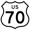 US 70 (1961 cutout).svg