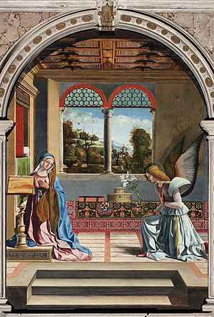 Andrea Previtali The Annunciation ca 1508