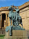 Bronze sculpture by Gilbert Bayes "Offerings of Peace"