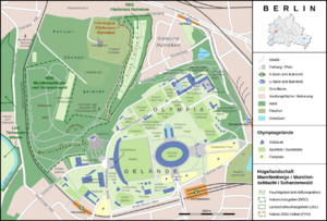 Berlin - Olympiagelände und Murellenberge