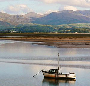 Boat in the Duddon estuary