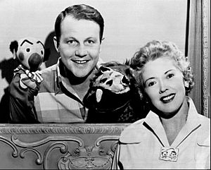 Burr Tillstrom Fran Allison Kukla Fran and Ollie 1954.jpg