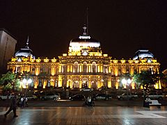 Casa de Gobierno de noche