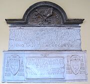 Chiostri del palazzo dei ss. apostoli, monumento al cardinale bessarione (m. 1472) 01