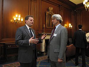 Dan Maffei and Sam Waterston