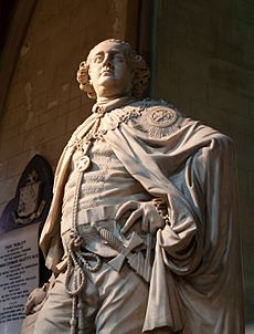 Dublin St. Patrick's Cathedral North Aisle Statue of George Grenville Nugent Temple 2012 09 26