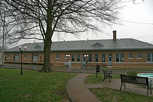 The Amtrack Station in Newbern, TN