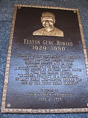 Elston Howard Plaque